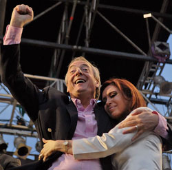 Cristina und N&eacute;stor Kirchner - Quelle: Presidencia de la Naci&oacute;n Argentina